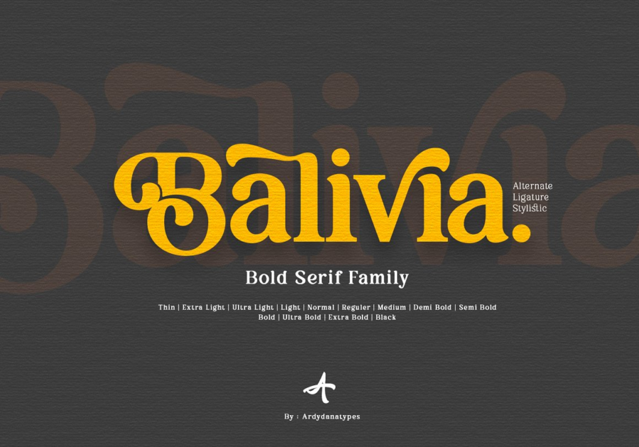 Free Download Balivia Font