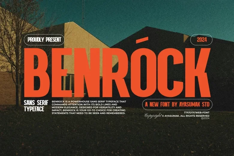 Benrock Font