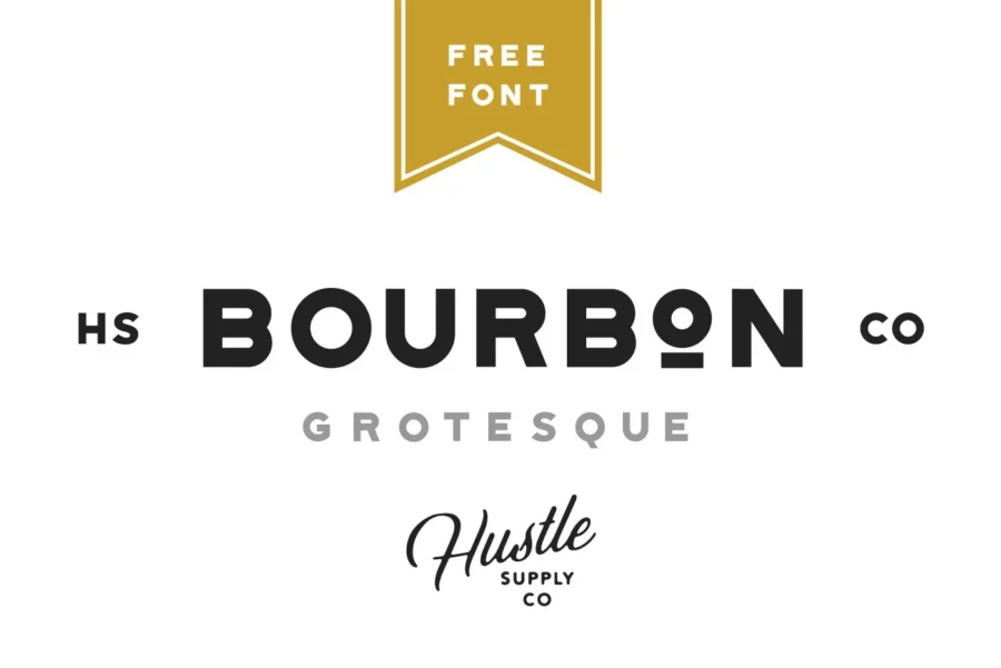 Bourbon Grotesque Font