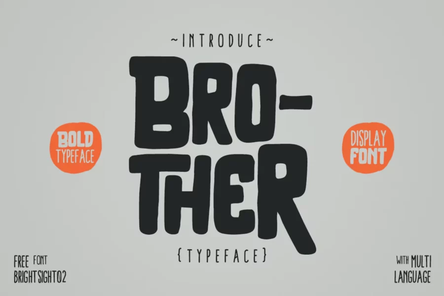 Brother Typeface Font