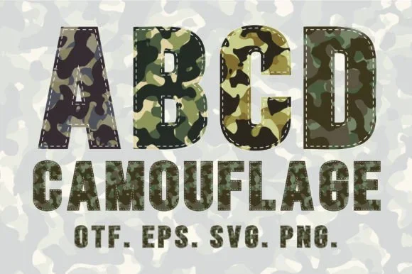 Camouflage Font