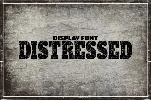 Distressed Font