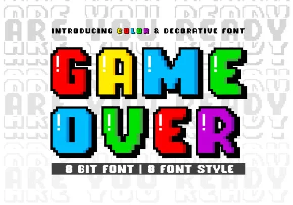 Game over Font