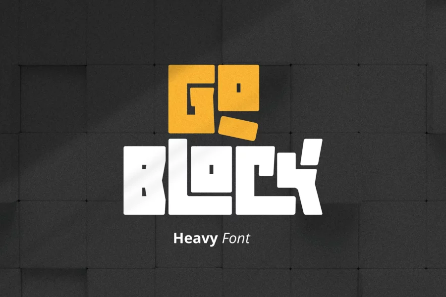 Goblock Font