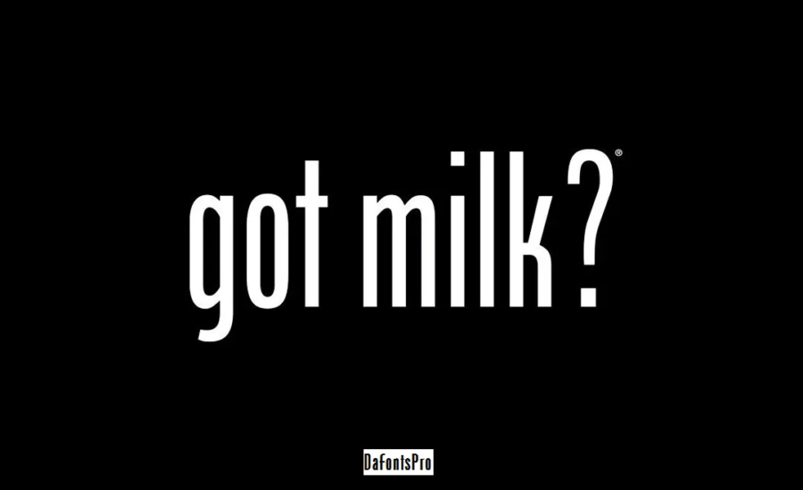 Free Download Got Milk Font