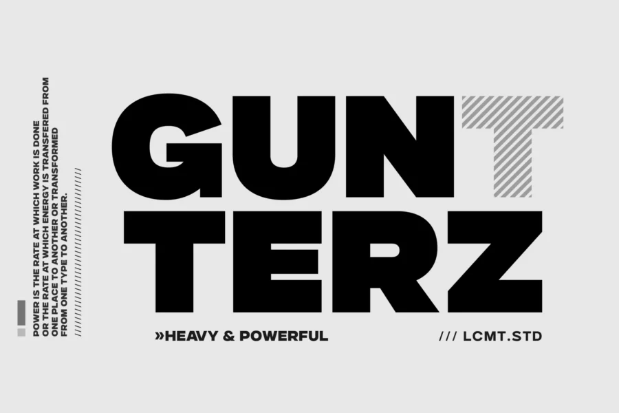 Gunterz Font