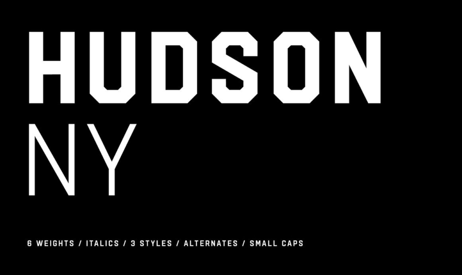 Free Download Hudson NY Font