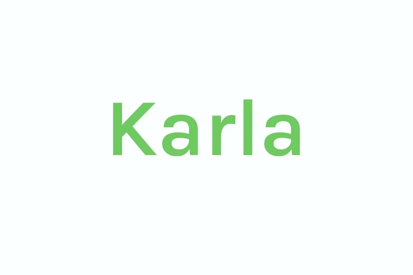 Karla Font