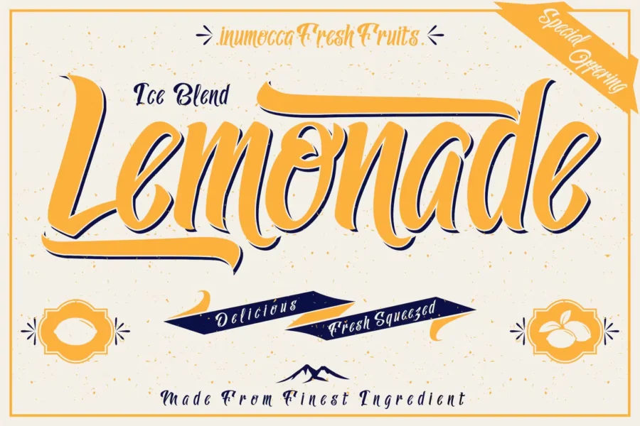 Free Download Lemonade Font
