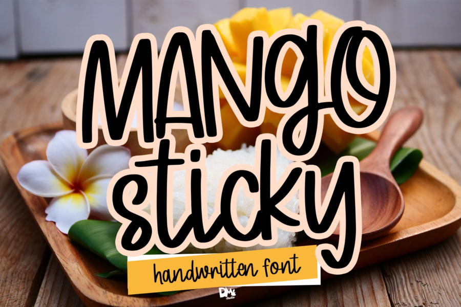Free Download Mango Sticky Font