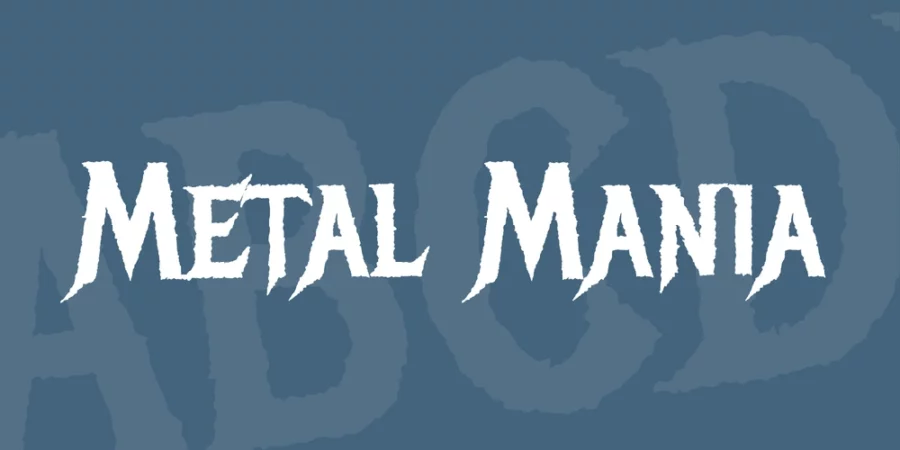 Free Download Metal Mania Font