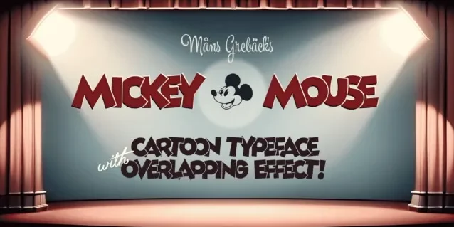 Mickey Mouse Font