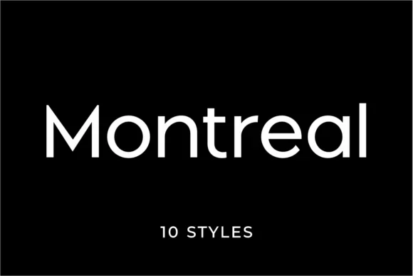 Montreal Font