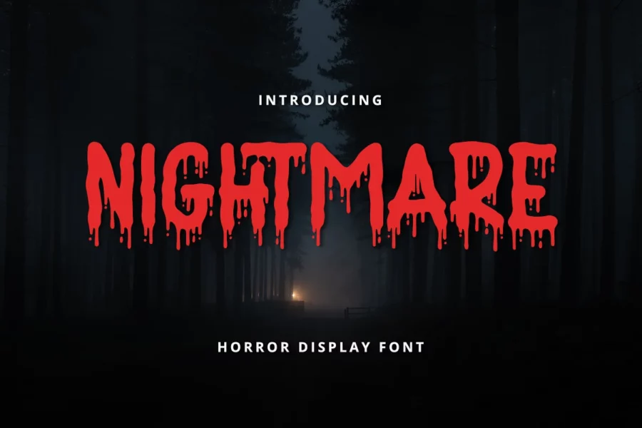 Free Download Nightmare Font
