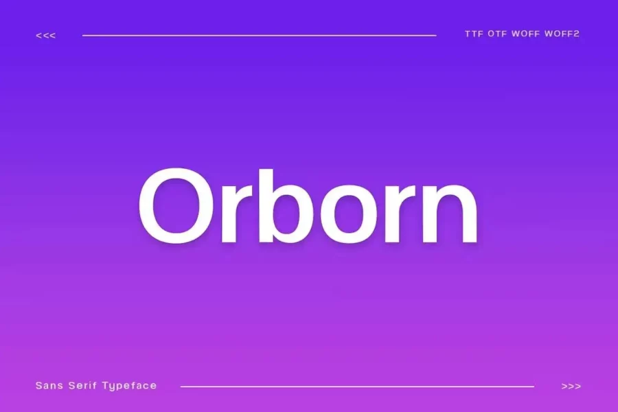 Orborn Font