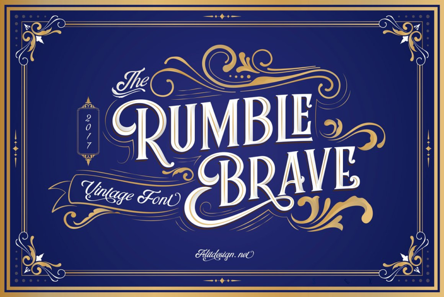 Free Download Rumble Brave Font