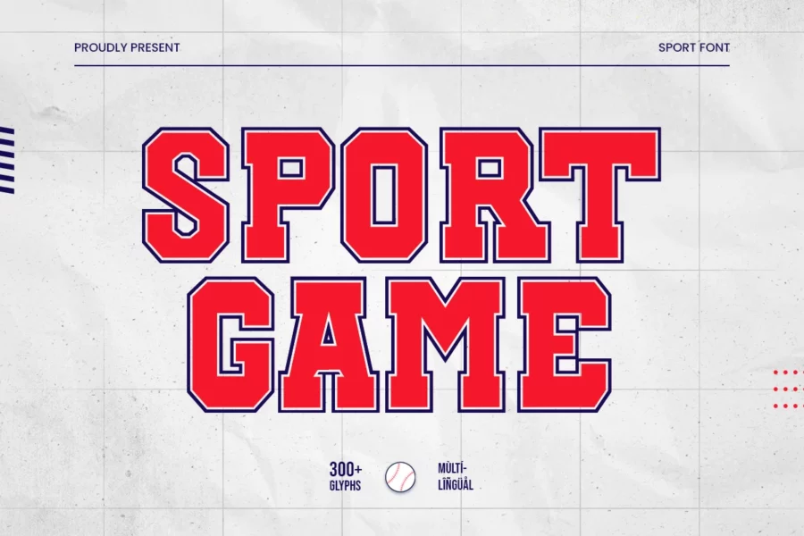 Free Download Sport Game Font