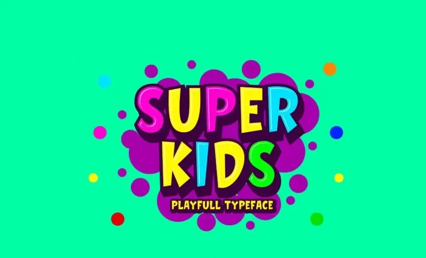 Free Download Super Kids Font
