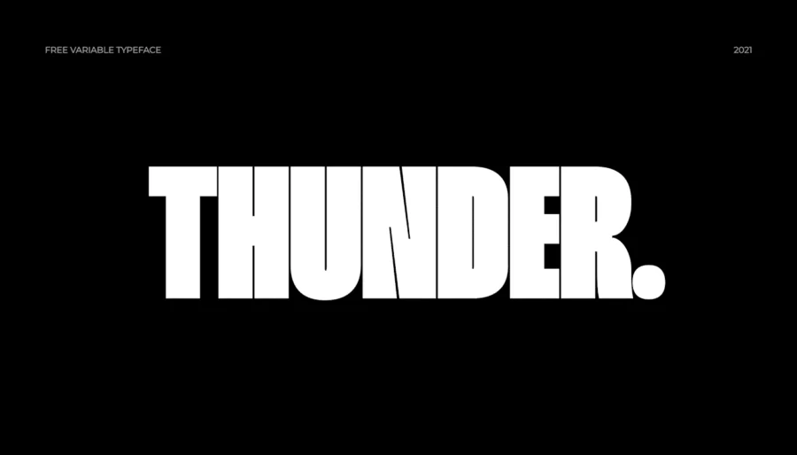 Free Download Thunder Font Family