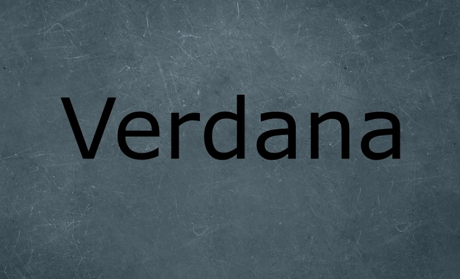 Free Download Verdana Font