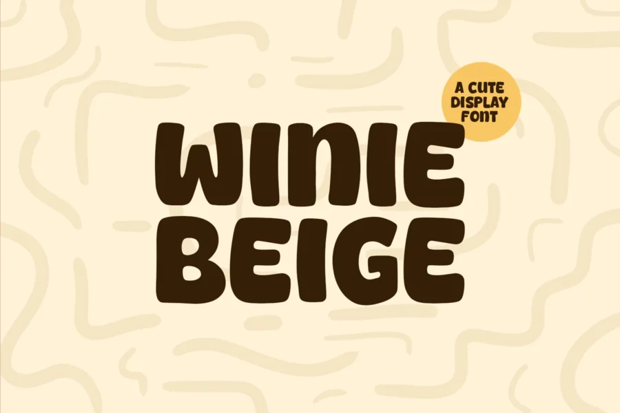 Winie Beige Font