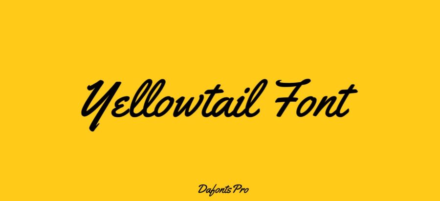 Free Download Yellowtail Font