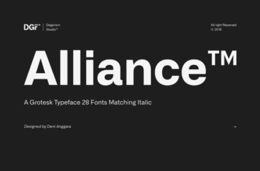 Alliance Font Family