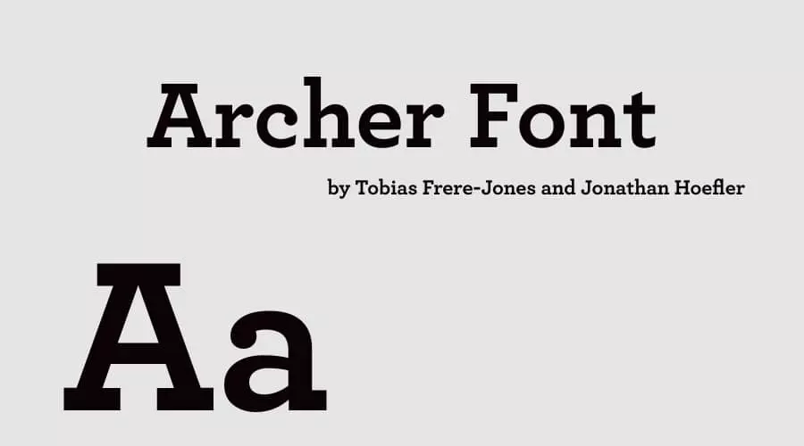 archer pro font free