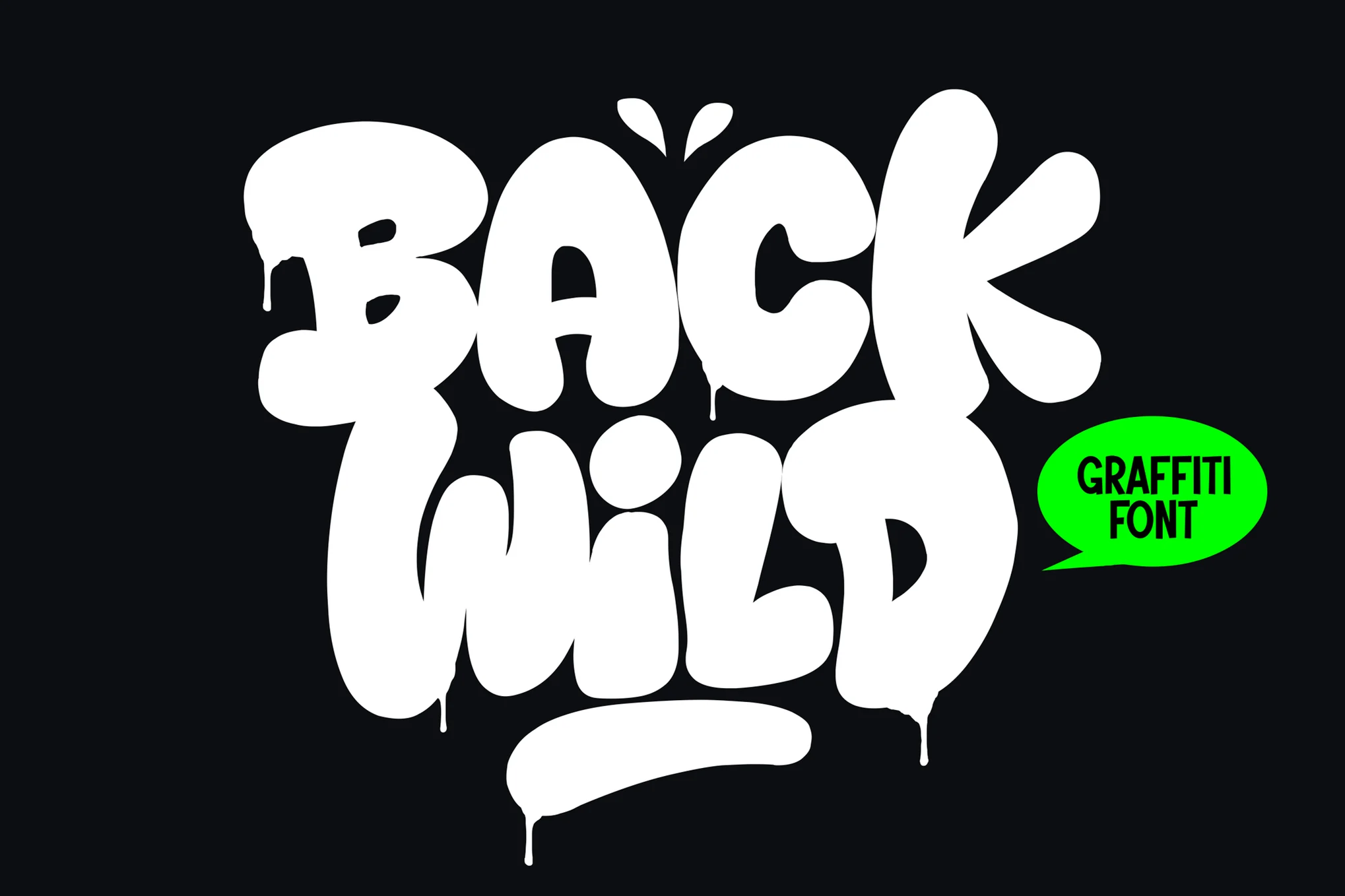 Back Wild Font