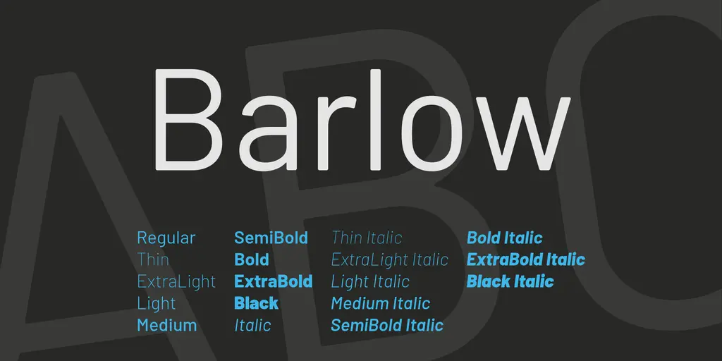 Barlow Font