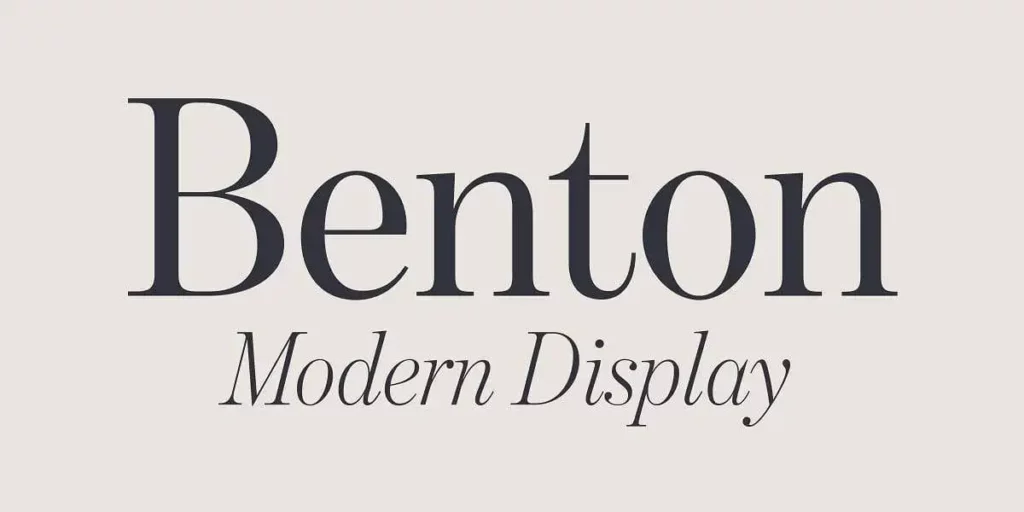 Benton Font