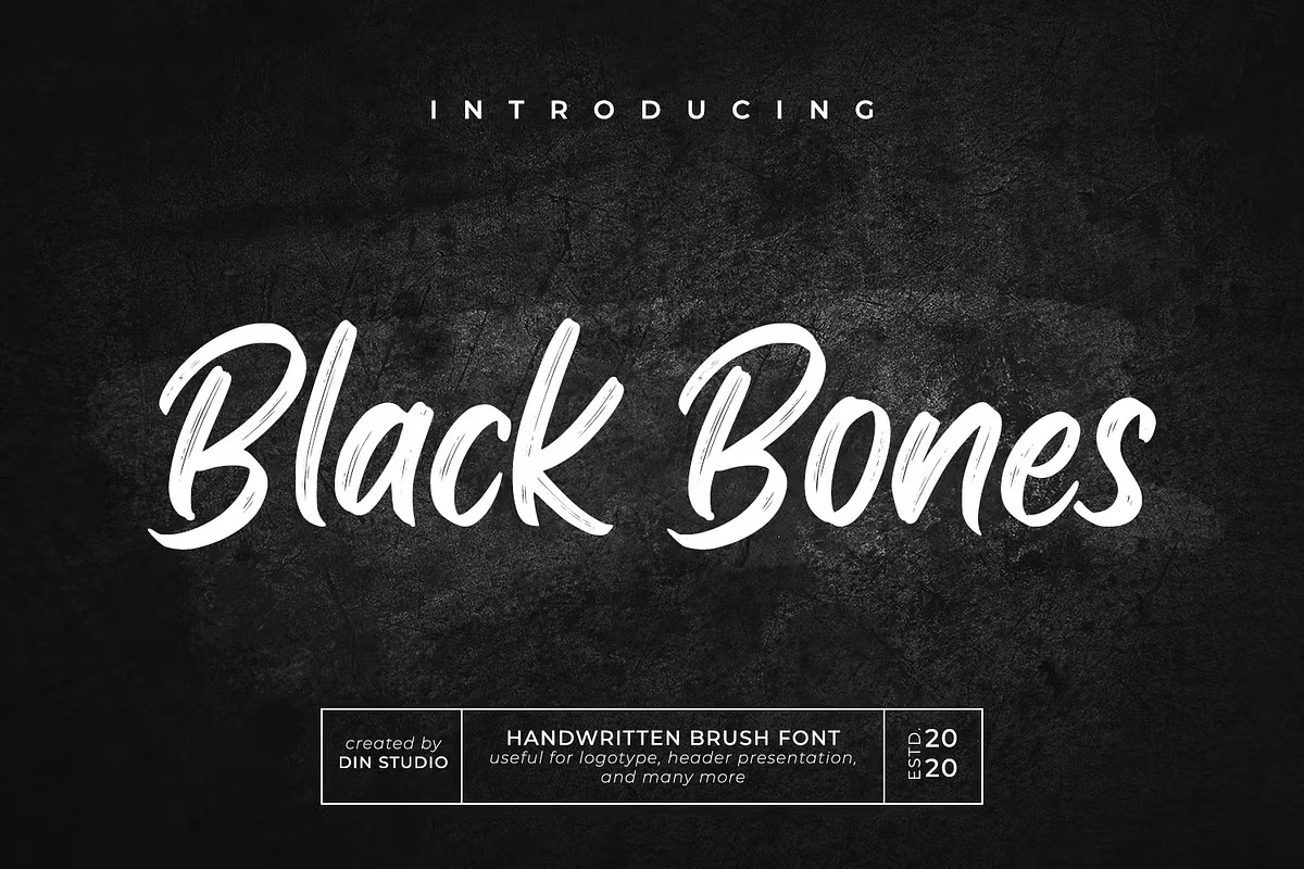 Black Bones Font