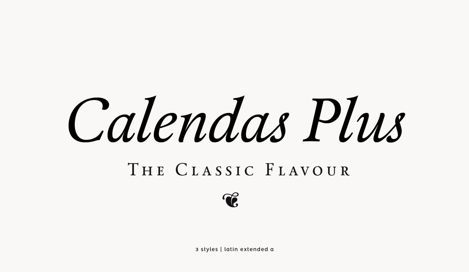 Calendas Plus Font