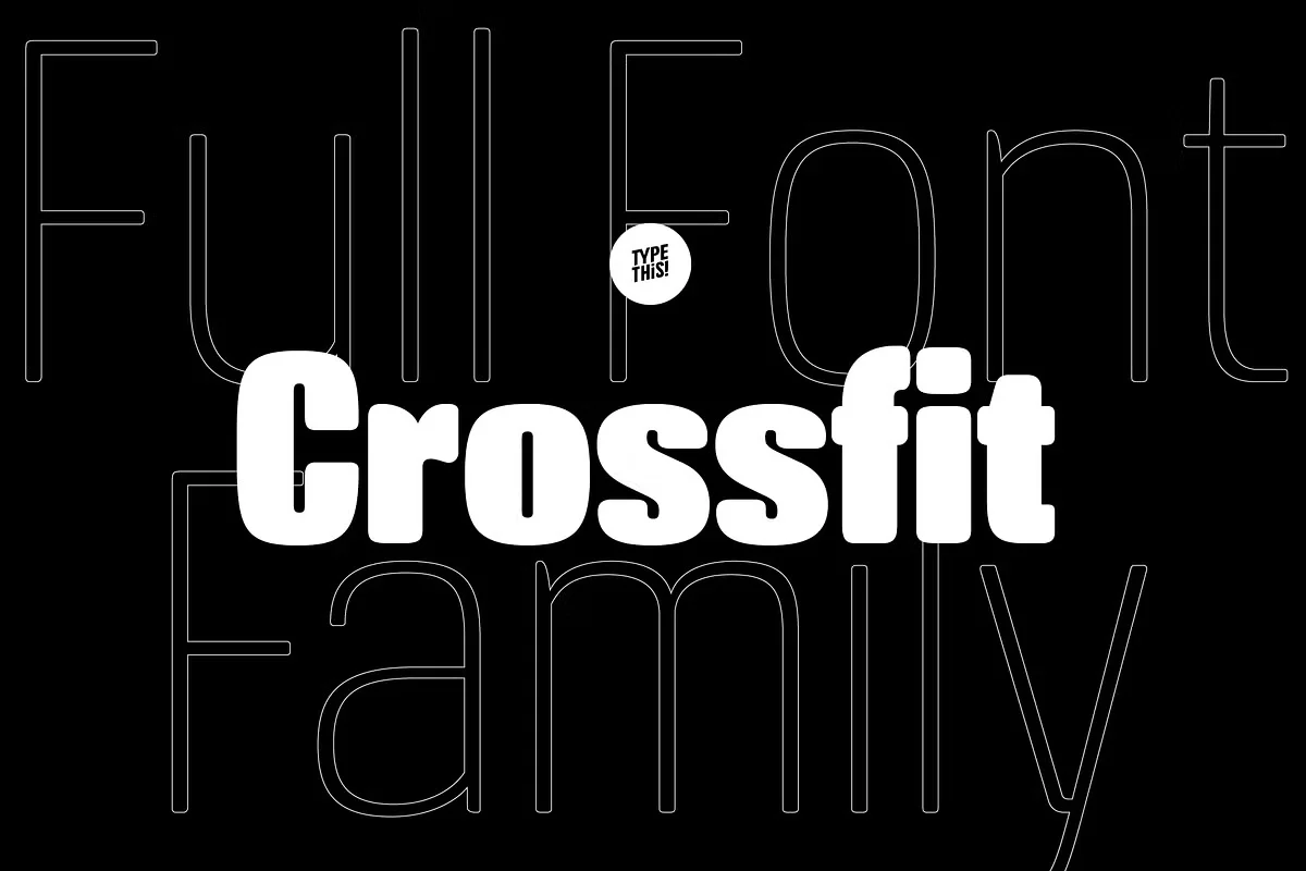 Crossfit Font Family