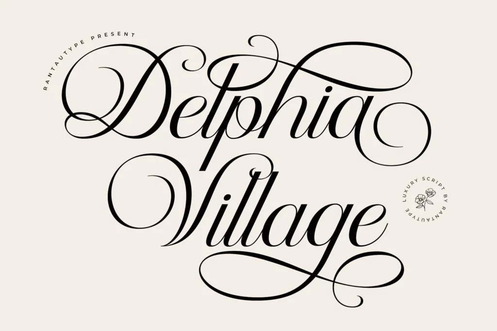 Delphia Village Font