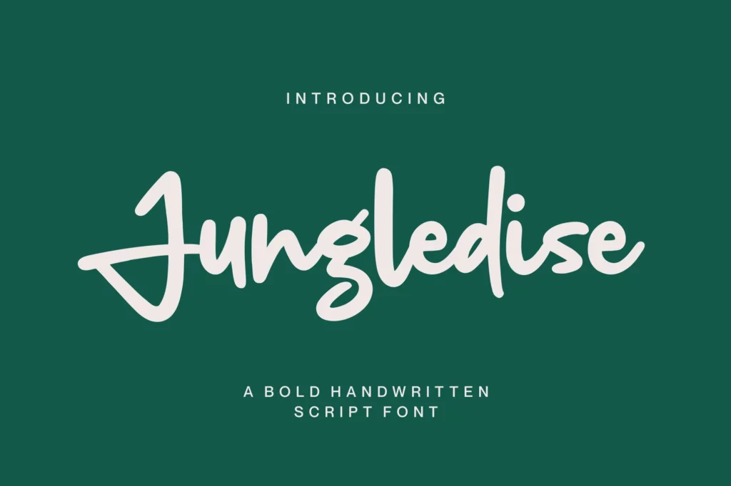 Jungledise Font