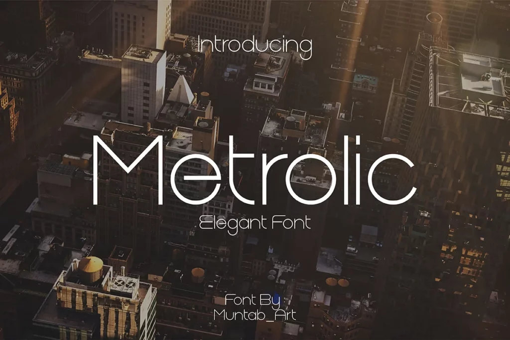 Metrolic Font