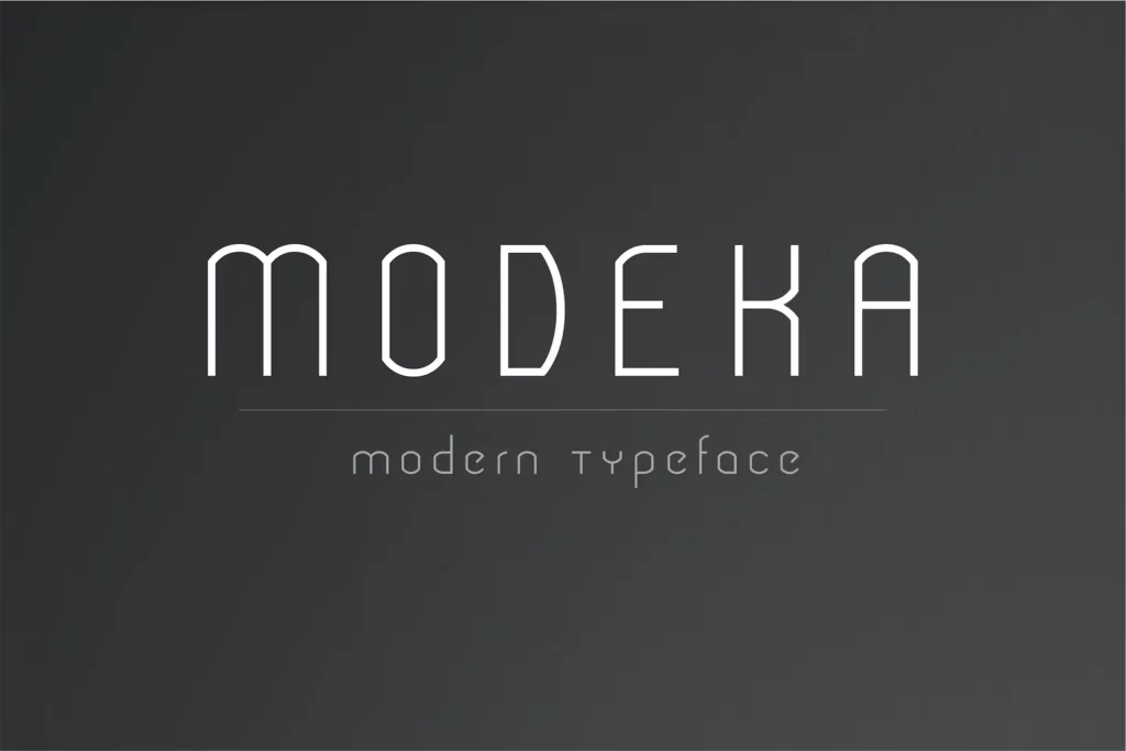 Modeka Font