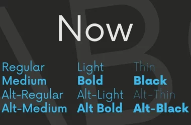 Now Font Family