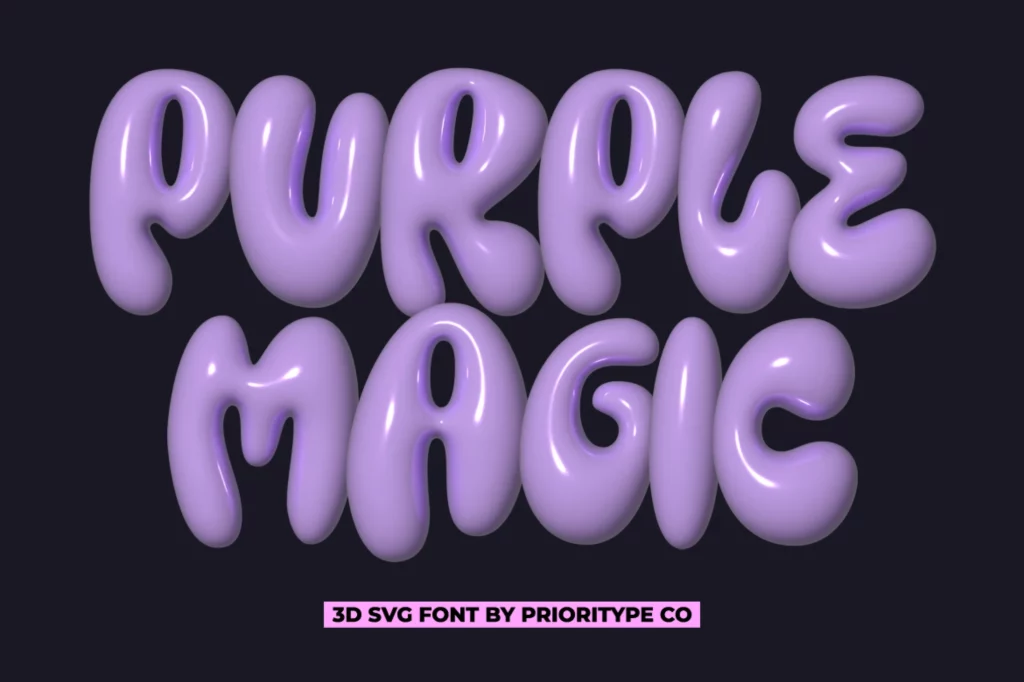 Purple Magic Font