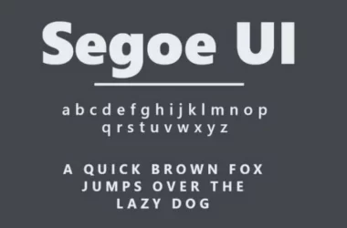 Segoe UI Font