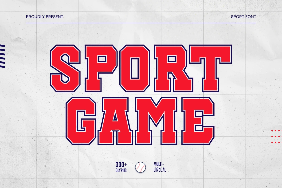 Sport Game Font
