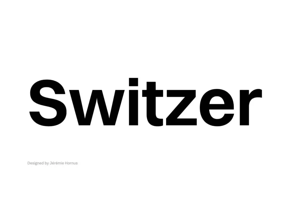 Switzer Font