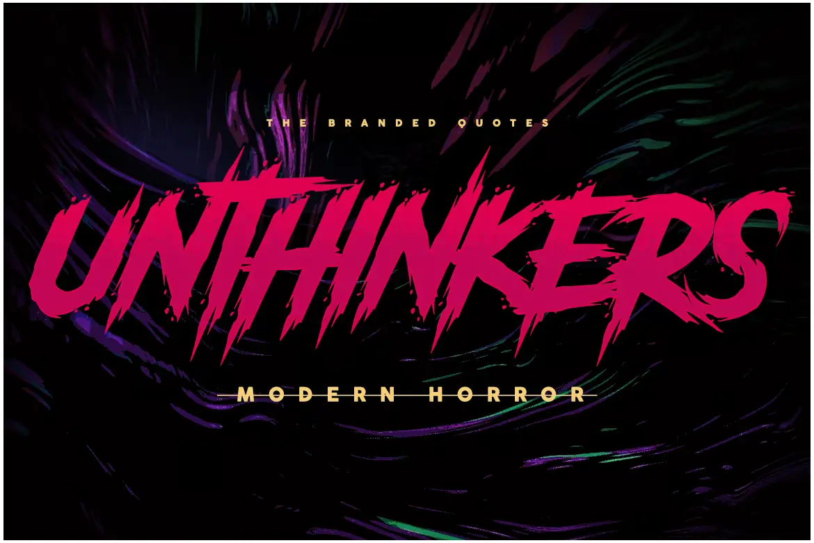 Unthinkers Font