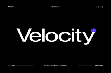Velocity Font