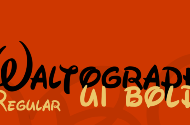 Waltograph Font Family